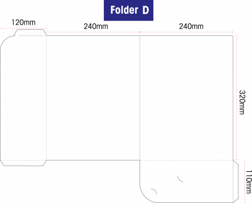 Folder D: Standard 310gsm Artcard